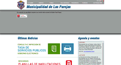 Desktop Screenshot of lasparejas.gov.ar