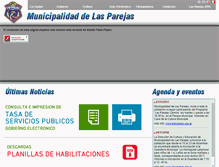 Tablet Screenshot of lasparejas.gov.ar